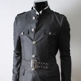 Jaqueta blazer luxury single - PTM-CHARCOAL - carvão